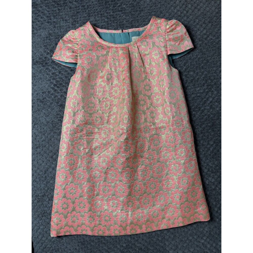 Gorgeous Mini Boden Pink Floral Party Dress Girls 3-4Y